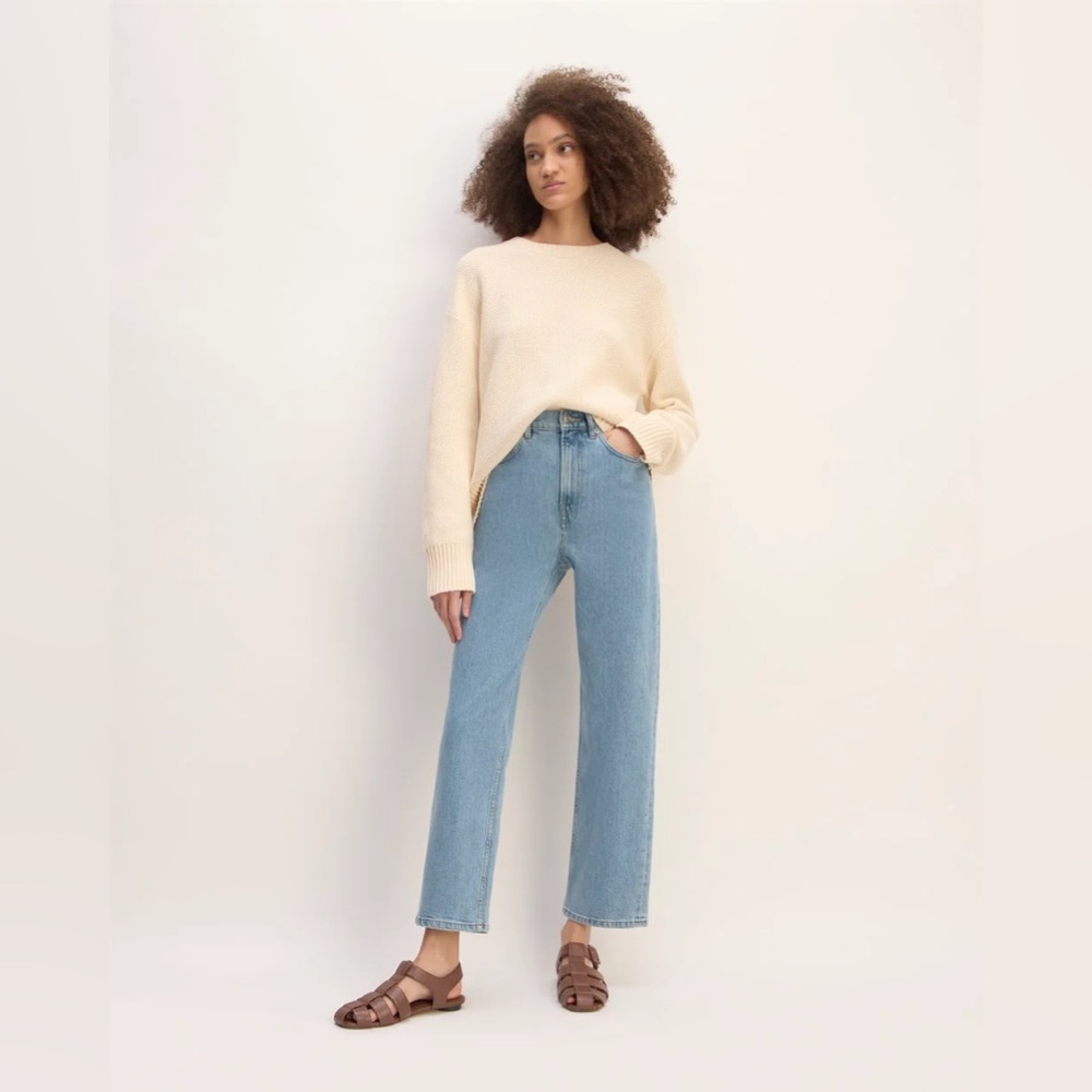 Everlane Way-High Jean Medium Blue Wash size 28